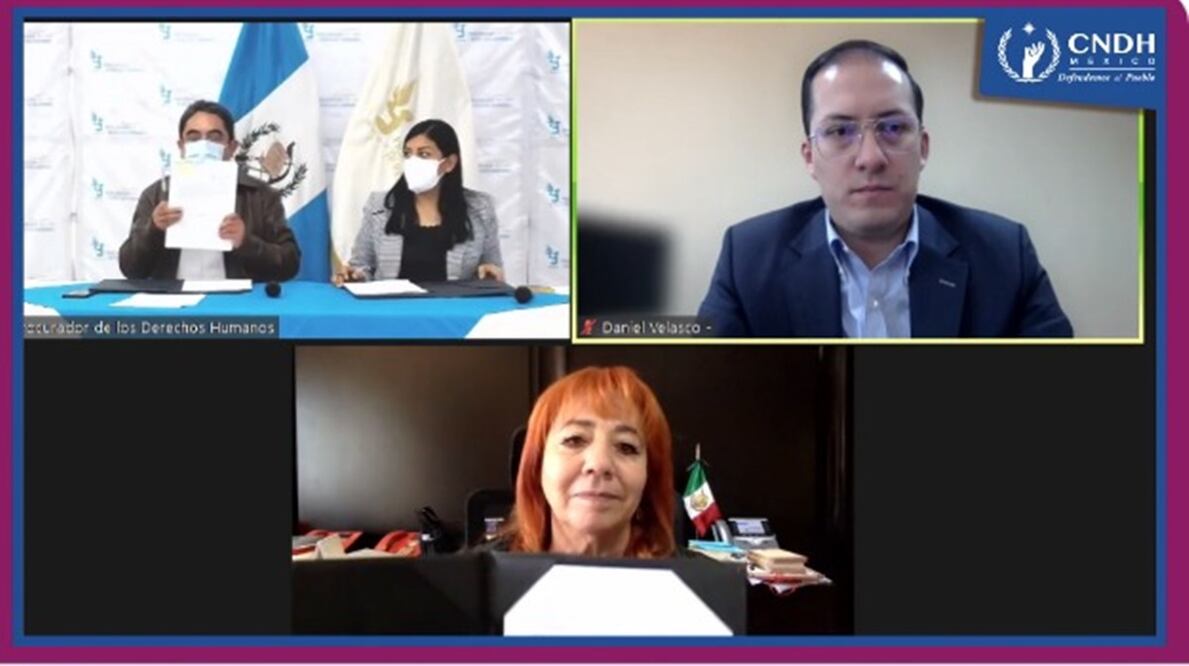 Firman la CNDH y Guatemala acuerdo para proteger derechos humanos