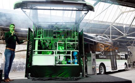 Conoce el autobús movido por ácido de hormigas