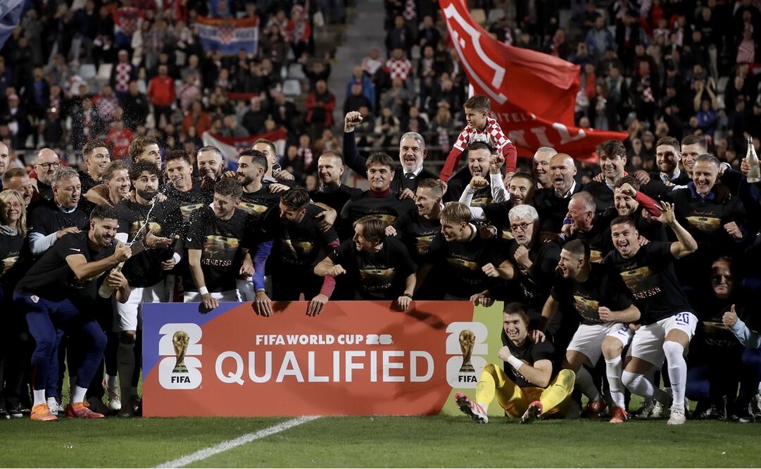 Selección de Croacia se clasifica al Mundial de 2026 / Foto: EFE