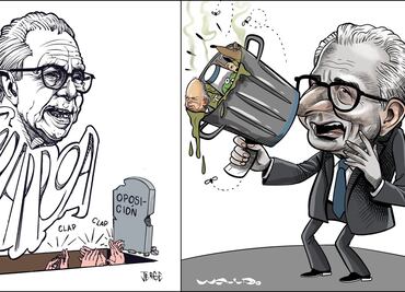 Sheinbaum vs Zedillo; 5 cartones de la prensa nacional sobre la polémica de ambos personajes… y un guiño al Fobaproa
