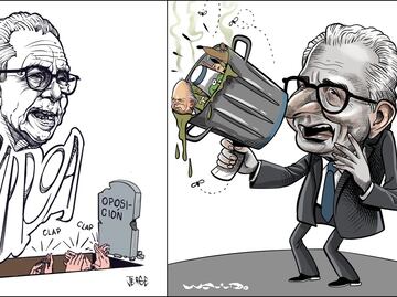 Sheinbaum vs Zedillo; 5 cartones de la prensa nacional sobre la polémica de ambos personajes… y un guiño al Fobaproa