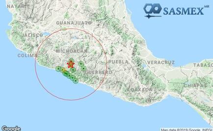 Difunden en redes videos de cómo se sintió el sismo registrado en Huetamo, Michoacán