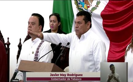 Javier May Rodríguez rindió protesta como gobernador de Tabasco y anuncia seis iniciativas clave