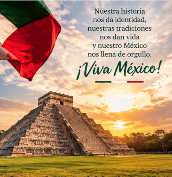 Las mejores imágenes para compartir por WhatsApp este 15 de septiembre. Foto Creada con IA