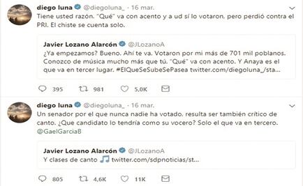 Choca Lozano con Gael García y Diego Luna