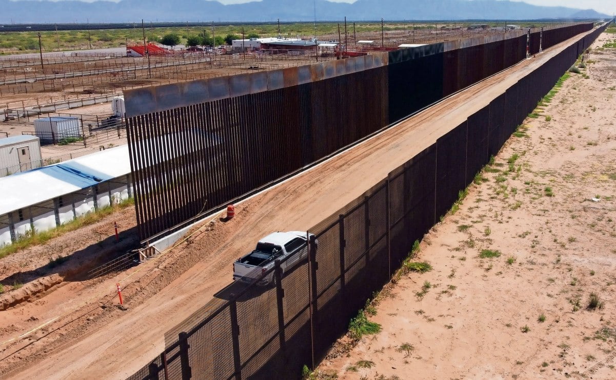 El muro que divide a Estados Unidos de México y que, según Frontex, no es la mejor solución ante la migración. Foto: Herika Martinez / AFP