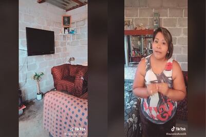 TikTok: "Todo es de laminita", mexicana se hace viral al mostrar su casa