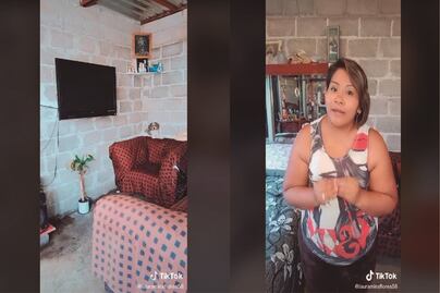TikTok: "Todo es de laminita", mexicana se hace viral al mostrar su casa