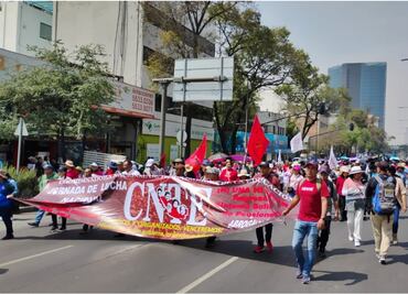 CNTE anuncia paro indefinido y plantón el 15 de mayo, Día del Maestro; exigen derogar Ley del ISSSTE del 2007