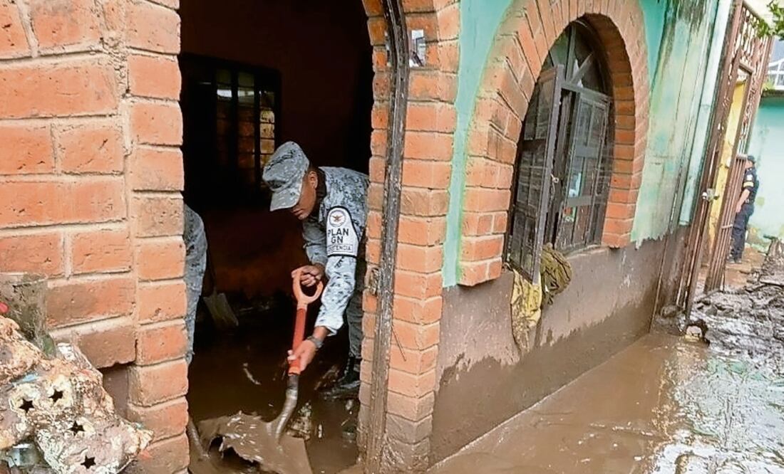 Agua del río Rincón de López afectó a unas 450 viviendas. Foto: de Claudia González. EL UNIVERSAL