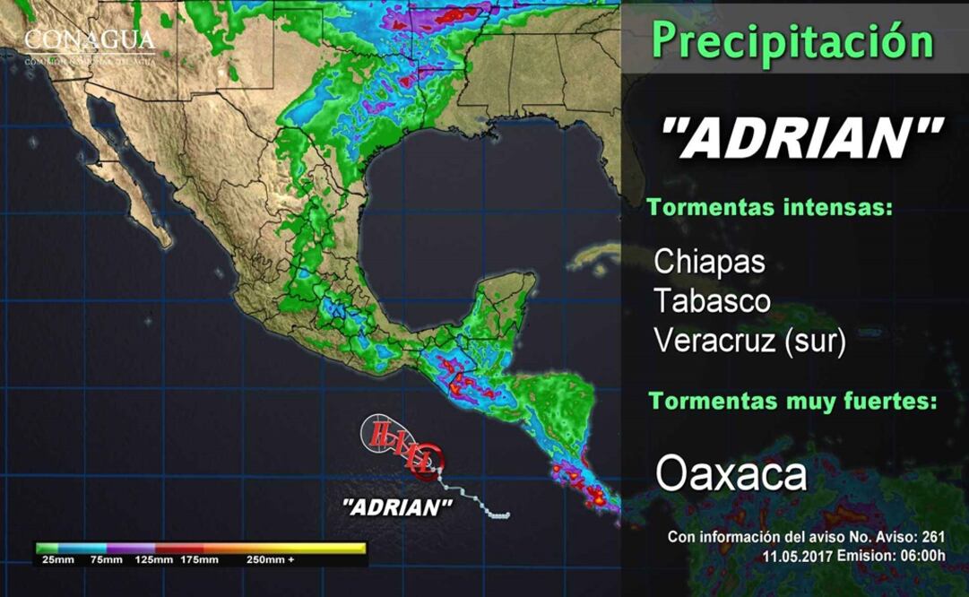 Foto: Servicio Meteorológico Nacional    