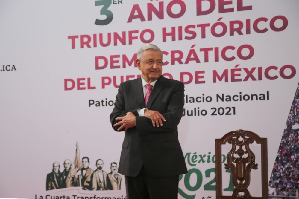 Las 10 frases del discurso de AMLO, a 3 años de su triunfo en las urnas
