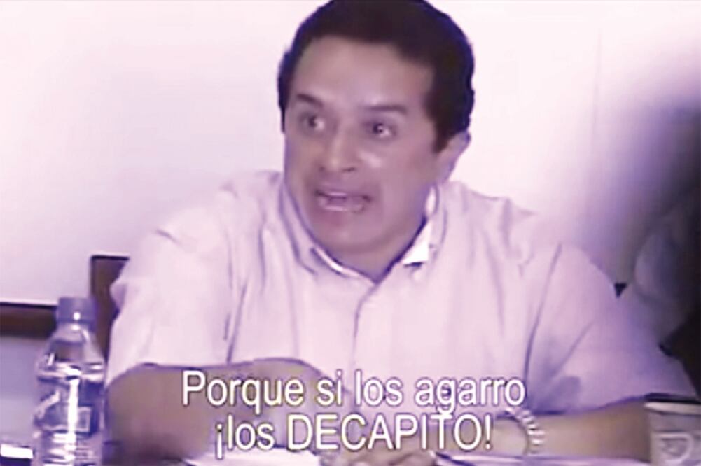 Carlos Joaquín González, candidato de la coalición Quintana Roo UNE, Una Nueva Esperanza, en el video en el que dice: “Los traidores que se larguen” (ESPECIAL)