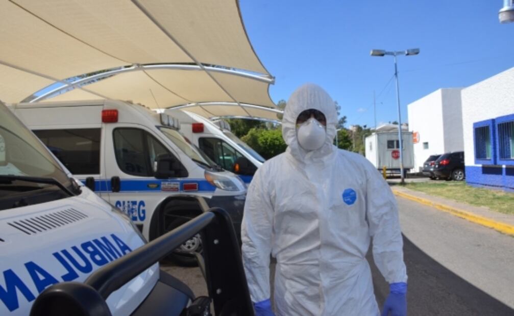 Realizan simulacros por coronavirus en ambulancias y hospitales de Guanajuato