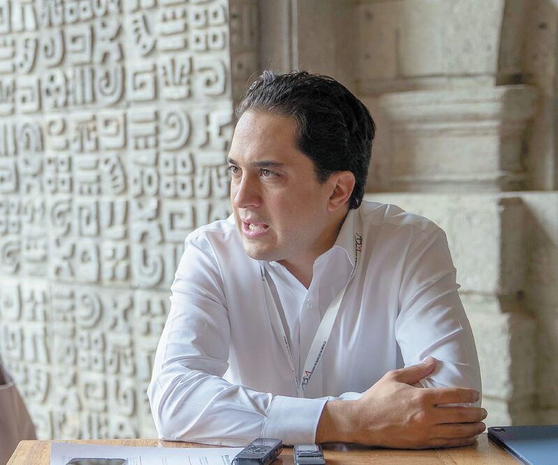 Jorge Mendoza dijo que 2020 pinta como un año complejo, pero la responsabilidad de las autoridades es redoblar esfuerzos. Foto: ANTONIO HERNÁNDEZ. EL UNIVERSAL