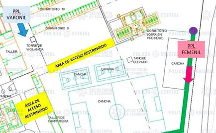 Alistan separación de módulo femenil de penal de Santiaguito
