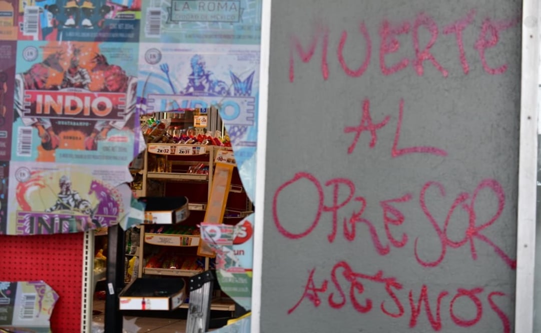 Protestas en la CDMX tras la muerte de Giovanni López en Jalisco. Foto: Hugo García/EL UNIVERSAL 