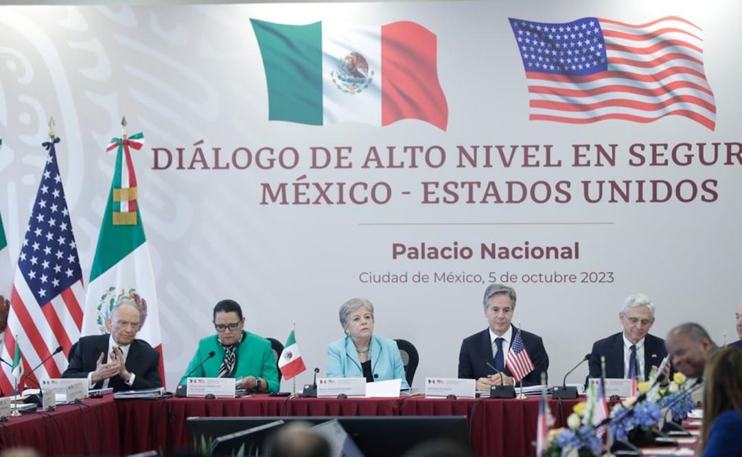 Diálogo México-EU sobre seguridad. Foto: Diego Simón Sánchez / EL UNIVERSAL