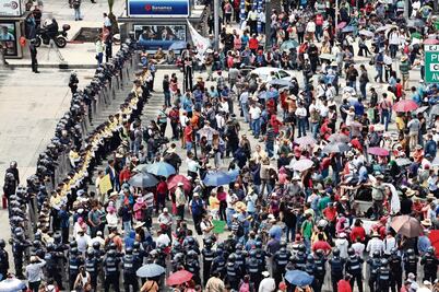 Magisterio no baja la guardia; no se retira de la CDMX