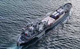 Zarpan dos buques de la Armada de México con ayuda humanitaria para Venezuela; traslado durará aproximadamente seis días
