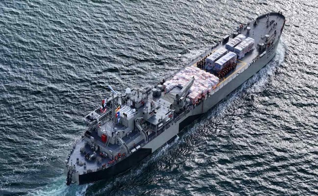Zarpan dos buques de la Armada de México con ayuda humanitaria para Venezuela; traslado durará aproximadamente seis días