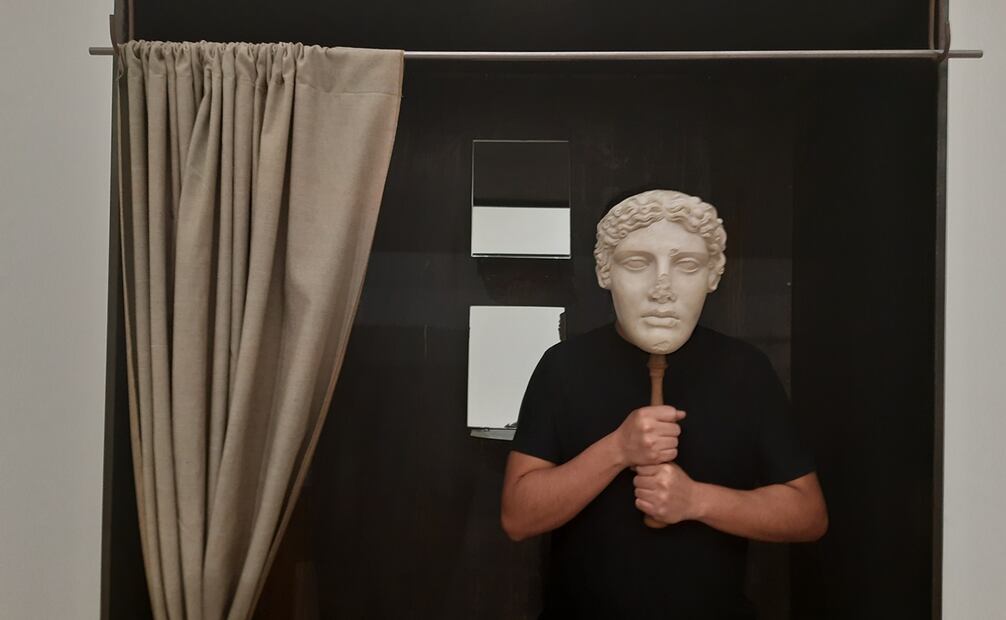 Aspectos de la exposición de exposición de Jannis Kounellis.