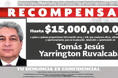 Ofrece la PGR recompensa de 15 mdp por Tomás Yarrington