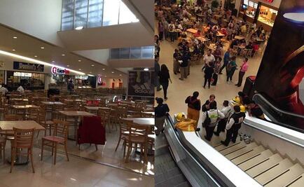 Desalojan áreas de Plaza Satélite por supuesta fuga