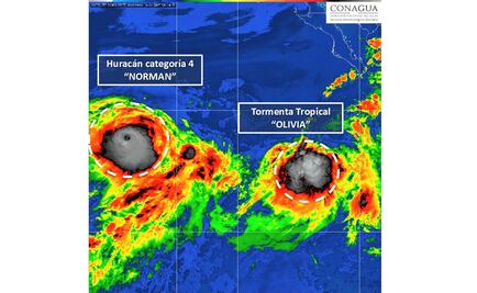 Tormenta tropical "Olivia" refuerza potencial de lluvias en occidente