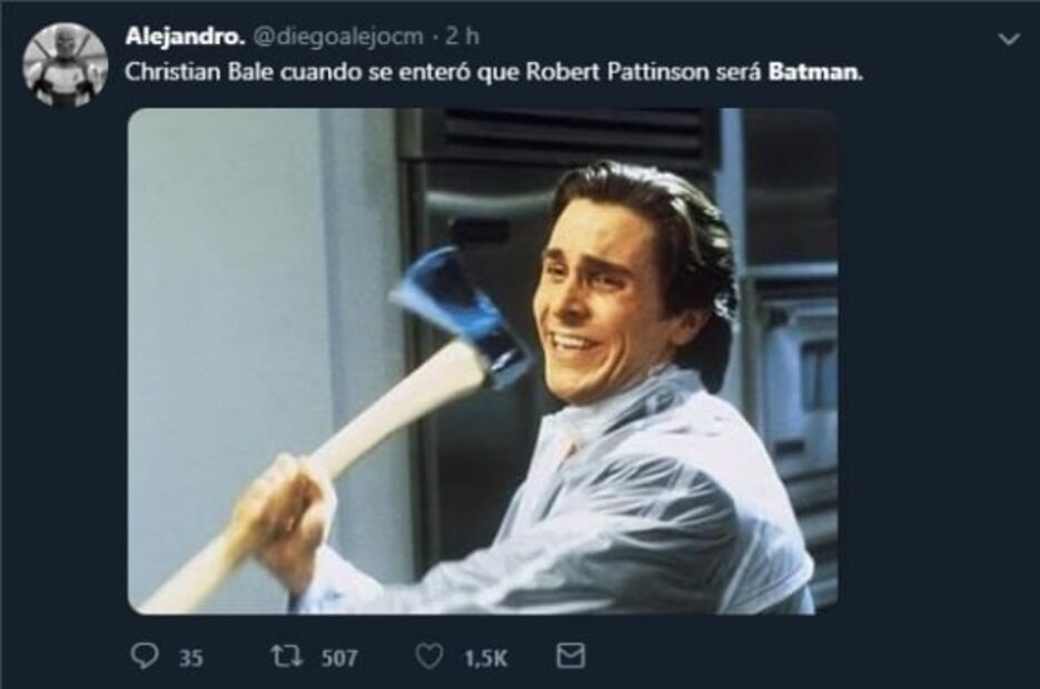 Tunden en redes que Pattinson sea el nuevo Batman