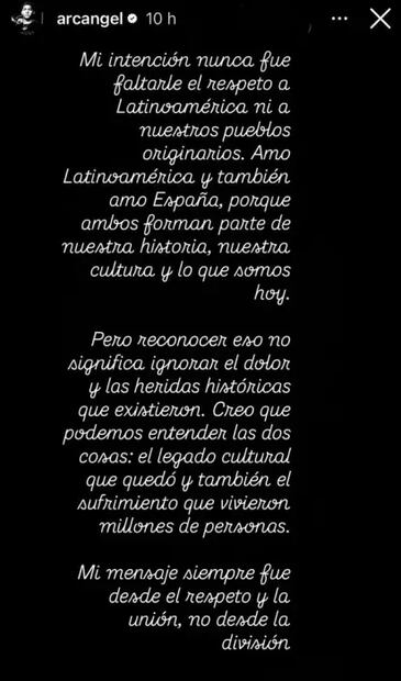 El cantante se disculpó por sus polémicas declaraciones. Foto: Captura de pantalla.