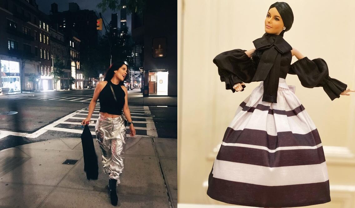 La conductora ahora puede tachar de su lista el ser una muñeca Barbie / Fotos: Instagram @marthabebayle 