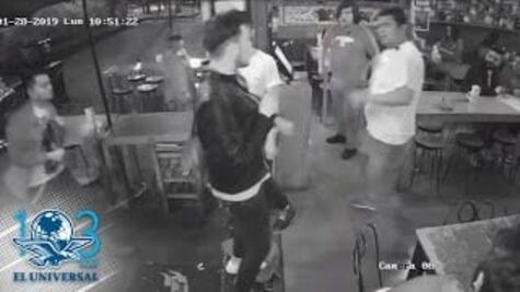 Captan en video agresión a meseros y clientes de Hostería “La Bota” en el Centro
