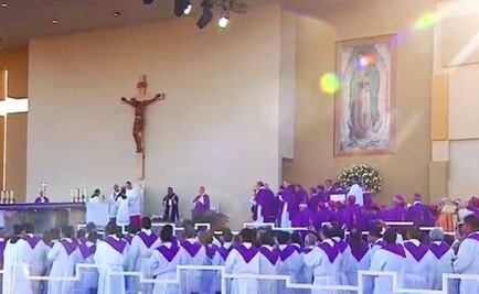 Inicia la última misa del Papa en México