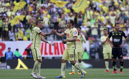 América regala goleada al 'Cuau'