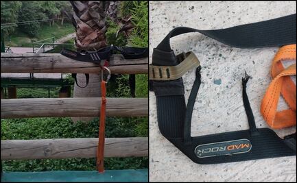 Menor resulta ileso tras caer de una tirolesa de 12 metros en parque de Nuevo León