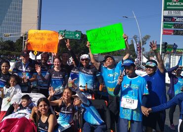 Niños con capacidades diferentes también completaron el 21K de Guadalajara