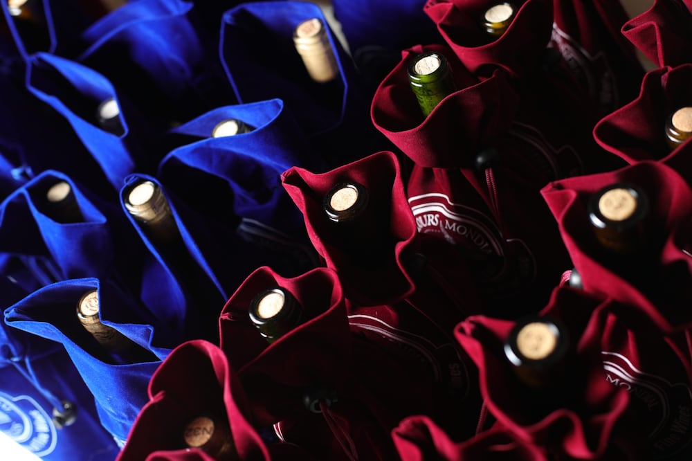 Botellas cubiertas para la México Selection by Concours Mundial de Bruxelles. Foto: Edgar Silva Fuentes/EL UNIVERSAL