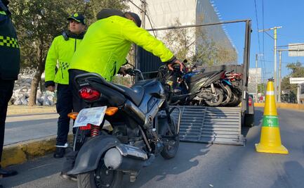 Semovi realiza operativo en la GAM, levanta 60 infracciones a motociclistas 