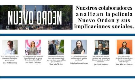 Colaboradores de EL UNIVERSAL ven “provocación” y “fuerte crítica” en la cinta Nuevo Orden