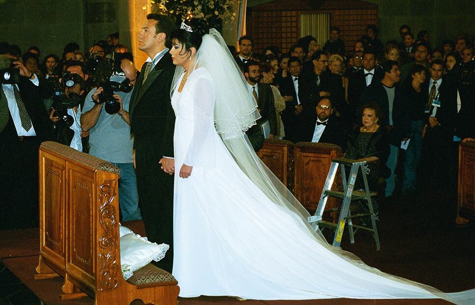 Victoria Ruffo y Omar Fayad se casaron en 2001, luego de comenzar su relación en 1996.
Foto: EL UNIVERSAL, archivo