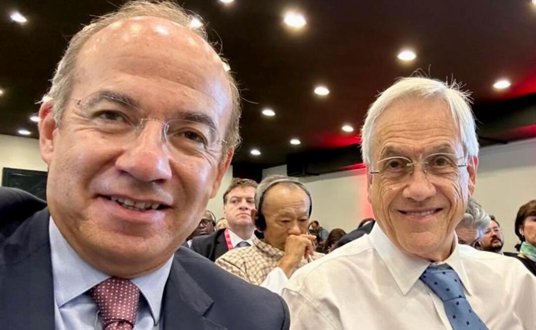 Felipe Calderón lamentó la muerte de su amigo Sebastián Piñera. Foto: X @FelipeCalderon