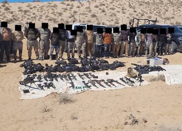 Ejército detiene a 21 personas tras agresión; aseguran armamento en Sonoyta y San Luis Río Colorado