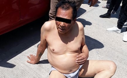 Desnudan y golpean a presunto asaltante en Ixtapaluca