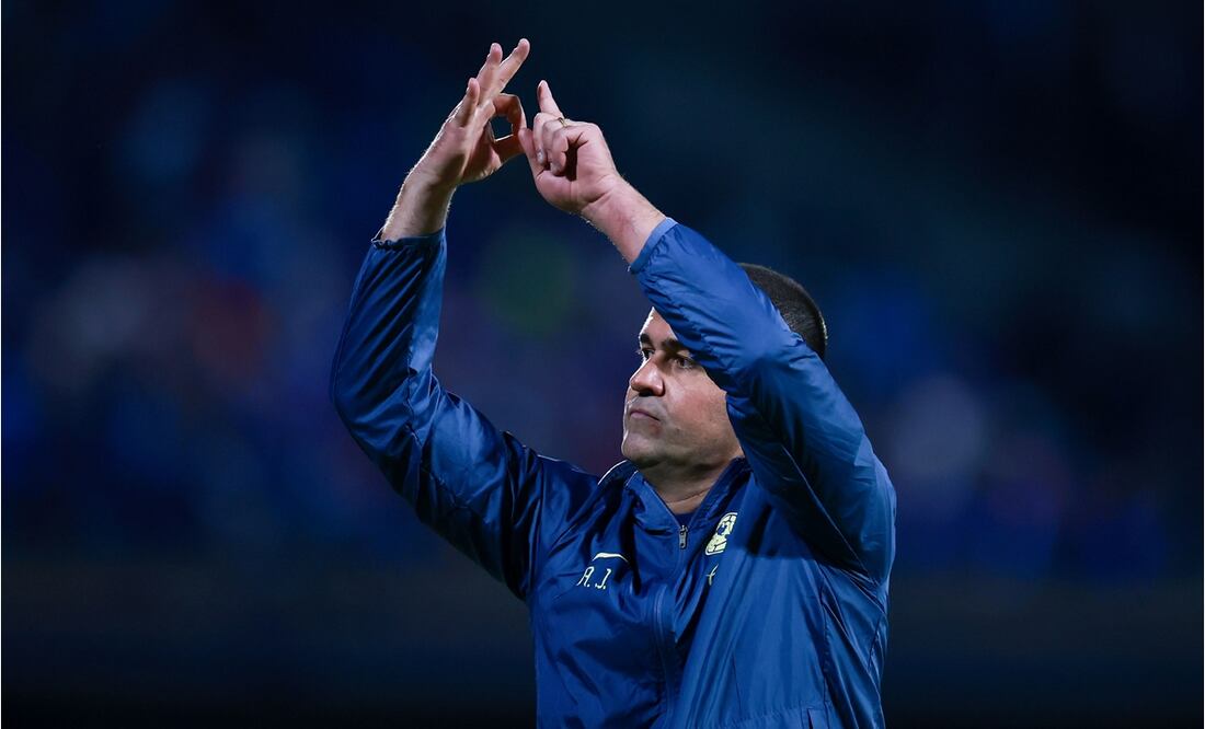 André Jardine restregó a la afición de Cruz Azul el tricampeonato del América. FOTO: IMAGO7