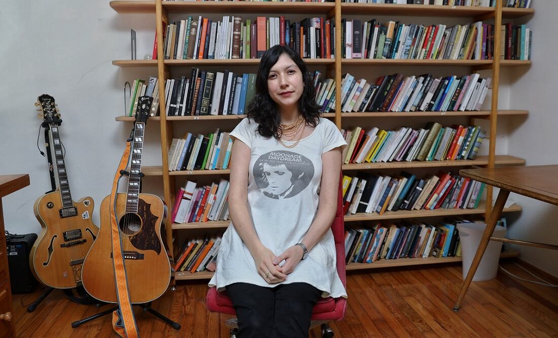 Jazmina Barrera nutrió esta investigación con documentos de los Elena Garro Papers ,que resguarda la Universidad de Pinceton. Foto: Fernanda Rojas /El Universal