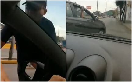 Sujeto revienta cristal de auto en Circuito Interior