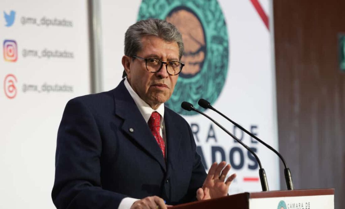 Conferencia de prensa de Ricardo Monreal en la Cámara de Diputados de San Lázaro (07/11/2025) FOTO: Carlos Mejía/EL UNIVERSAL
