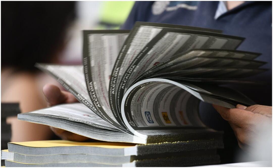 Boletas electorales. Foto: Especial