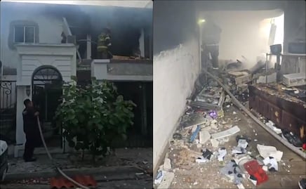 Joven sufre quemaduras tras explosión por acumulación de gas en Monterrey; un perrito también resultó lesionado